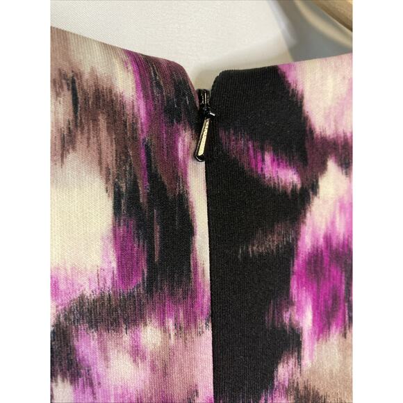 Jessica Howard Women's 12 Fit & Flare Dress Colorful Round Neck Jeweled Stretch - Picture 6 of 10